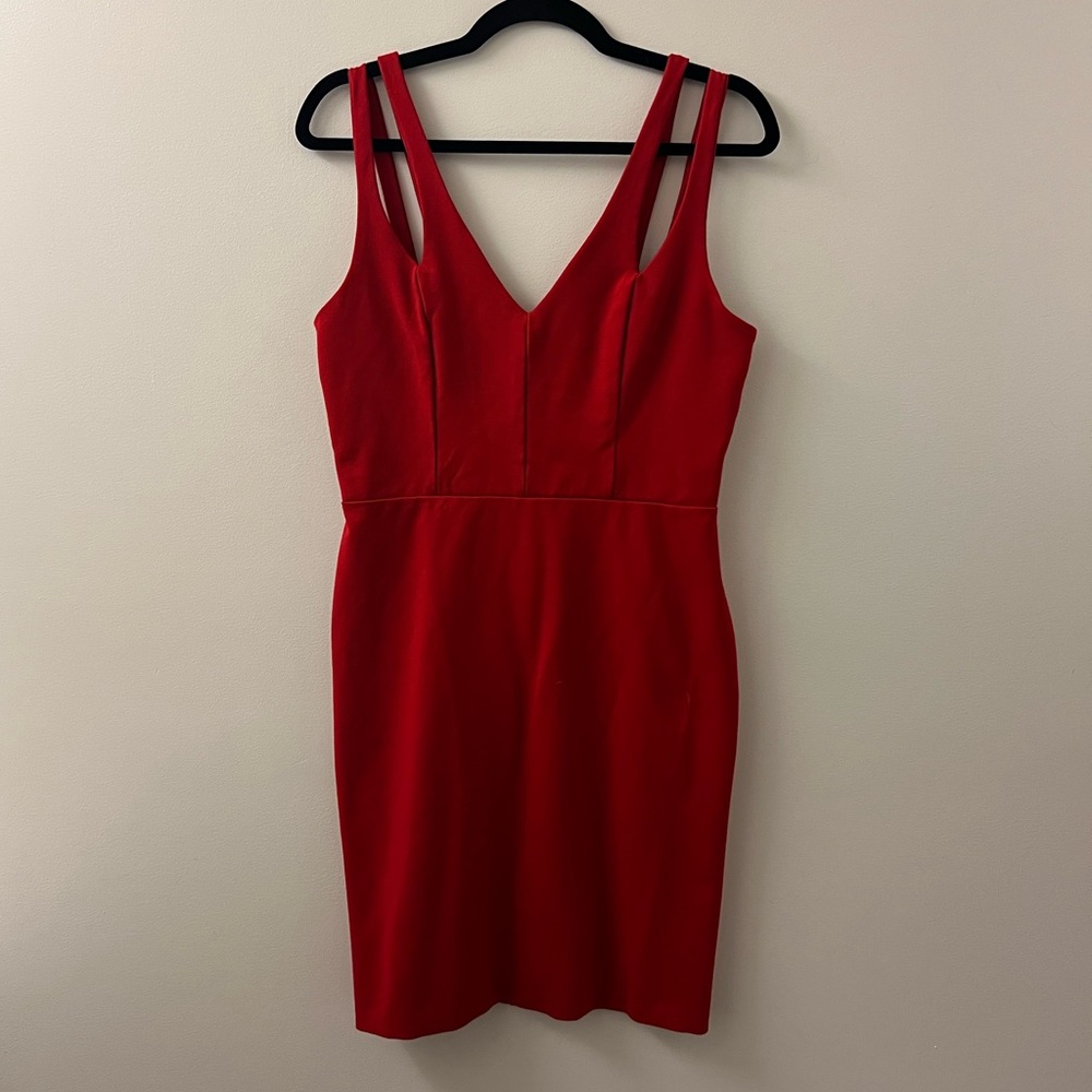 Amanda Uprichard Maytana Dress Red M